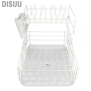 Disuu Drain Rack Double‑Layer Dish Countertop  Chopstick Holder Hot