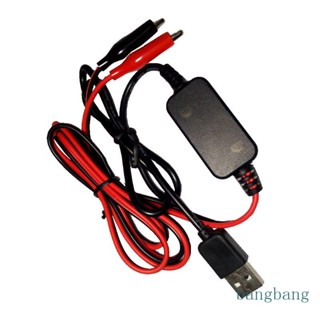 Bang สายเคเบิลอะแดปเตอร์พาวเวอร์ซัพพลาย USB เป็น DC 5V เป็น 3V แบบเปลี่ยน 2xAA AAA