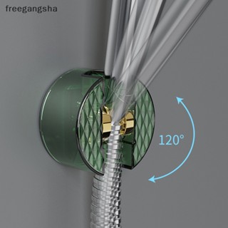 [FREG] Self-Adhesive Shower  Universal Bathroom Shower Head Holder Bath Nozzle er Rack With Hooks Bathroom Fixture FDH