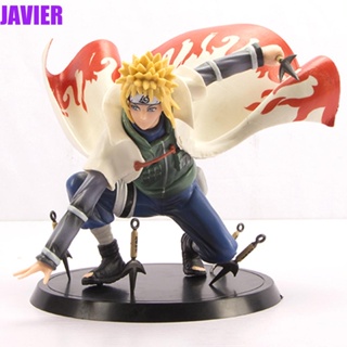 JAVIER ฟิกเกอร์ อนิเมะนารูโตะ Shippuden Namikaze Minato ของเล่นสําหรับเด็ก