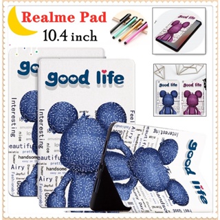 เคสหนัง ฝาพับ กันกระแทก ลายการ์ตูนน่ารัก สําหรับ Realme Pad 10.4 นิ้ว