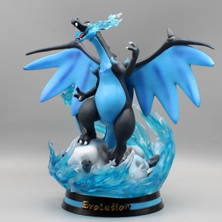 Pokemon Mega Charizard X figure GK 28 m With lights