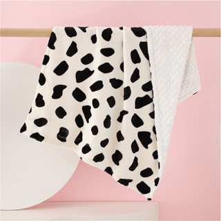 DreamCradle Baby Dotted Blanket ผ้าห่มผ้าสักหลาดเด็กพกพาสะดวกผิวนุ่มสบายสำหรับ 4 ฤดู