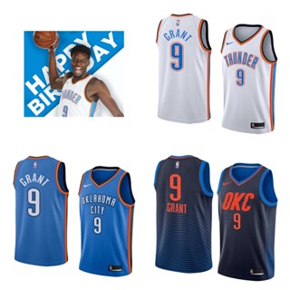 Oklahoma City Thunder #9 Jerami Grant เสื้อสเวตเตอร์ของเสื้อบาสเก็ตบอล NBA Jersey