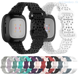 Wu สายนาฬิกาข้อมือ TPU กันน้ํา กันเหงื่อ กันรอยขีดข่วน สําหรับ fitbitversa4