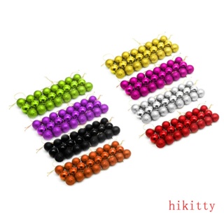 Hik ลูกบอลกลิตเตอร์ สําหรับแขวนตกแต่งต้นคริสต์มาส 24 ชิ้น