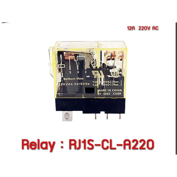 Relay IDEC RJ1S-CL-A220 ,220VAC 12A 5-pins