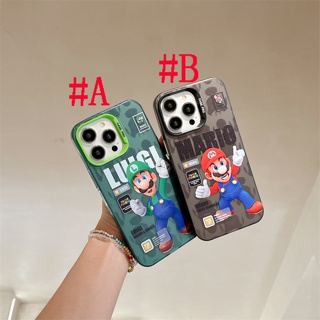 เคสแข็ง เคสไอโฟน iPhone 14 Pro Max iPhone 13 Pro Max iPhone 12 Pro Max iPhone 11 Cute Cartoon Super Mario ซูเปอร์มาริโอ มาริโอ Hard Case