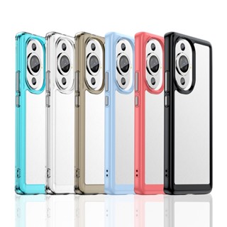 สําหรับ Huawei Nova 11 Pro 11 Ultra เคสใส PC แข็ง ด้านหลัง + นิ่ม TPU กันชน กล้อง ป้องกันเลนส์ สําหรับ Nova 11