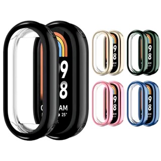 Miband 8 เคส สําหรับ Xiaomi Mi Band 8 นิ่ม TPU รอบด้าน กันชน สมาร์ทวอทช์ เคสป้องกัน สําหรับ Xiaomi Mi Band8 ป้องกันหน้าจอ