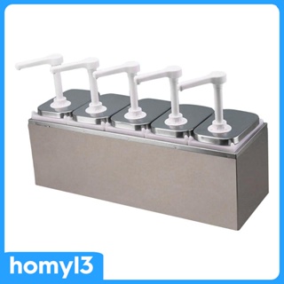 [Homyl3] เครื่องปั๊มจ่ายเครื่องปรุง ไซรัป ซอส ขนาด 2.5 ลิตร