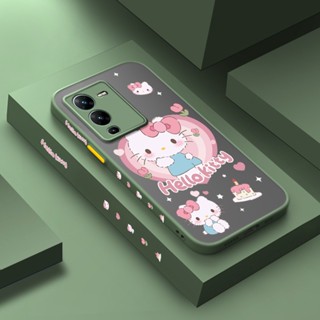 เคสซิลิโคนนิ่ม ลายการ์ตูนคิตตี้ กันกระแทก สําหรับ VIVO V25 5G V25 Pro 5G V25E S15 Pro X80 Lite