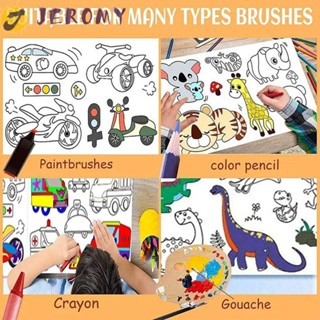 Jeromy ม้วนกระดาษวาดภาพกราฟฟิตี้ ลายการ์ตูนสัตว์ DIY สําหรับเด็ก