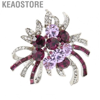 Keaostore Brooches  Faux Crystal Pin High Strength for Daily Life Dance Party