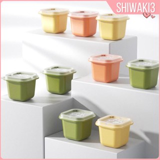 [Shiwaki3] ถาดทําน้ําแข็ง อเนกประสงค์ วางซ้อนกันได้ สําหรับช็อคโกแลต DIY 6 ชิ้น