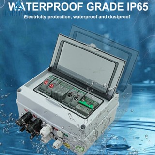 กล่องคอมไบเนอร์ PV 2In1 550V กันน้ํา ขนาด 200*195*95 มม.