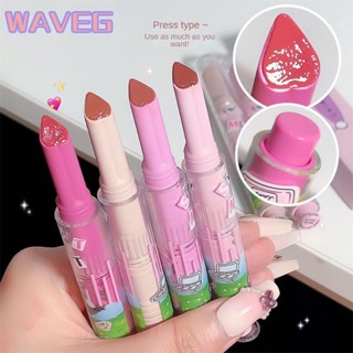 คลื่น Sweet Mint Mirror Water ลิปสติกมอยซ์เจอร์ไรเซอร์ Mirror Gloss Jelly Love ลิปสติก ลิปสติกปากกา