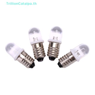 Trillioncatalpa หลอดไฟ Led E10 DC 3V 4.5V 5 ชิ้น