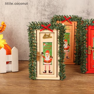 [little.coconut] ประตูบ้านตุ๊กตาจิ๋ว สเกล 1/12 DIY สําหรับเด็ก 1 ชิ้น