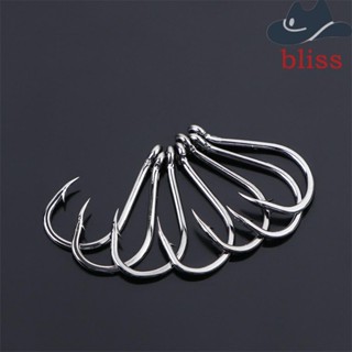 Bliss ตะขอเบ็ดตกปลา เหล็กคาร์บอน 50 ชิ้น