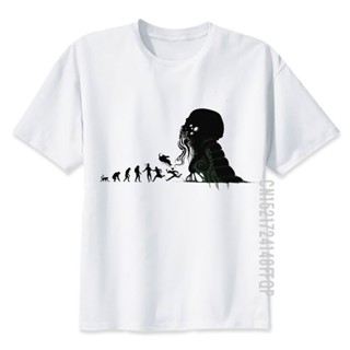 เสื้อยืด ผ้าฝ้าย 100 ขนาดใหญ่ พิมพ์ลาย Lovecraft Novel สําหรับผู้ชาย