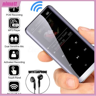 Ni เครื่องเล่น MP3 บลูทูธ HIFI ลําโพงเพลง MP4 วิทยุ FM