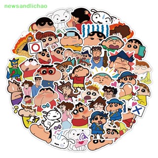 Newsandlichao สติกเกอร์ ลายการ์ตูนชินจัง กันน้ํา สําหรับตกแต่งสมุดบัญชี 60 ชิ้น ต่อชุด