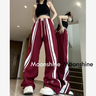 Moon  กางเกงขายาว คาร์โก้ กางเกง เชือกอเมริกันคลาสิค Cargo pants 2023 NEW 071915 Trendy พิเศษ สบาย ทันสมัย A23L0GN 36Z230909