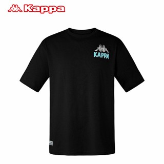 K KAPPA ใหม่ เสื้อยืดคอกลม แขนสั้น พิมพ์ลาย สไตล์สปอร์ต แฟชั่นฤดูร้อน สําหรับผู้ชาย ผู้หญิง K0BX2TD60