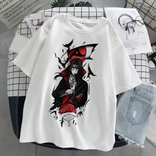 （พร้อมส่ง） X17 เสื้อยืดลําลองแขนสั้นพิมพ์ลายการ์ตูนนารูโตะสไตล์ญี่ปุ่น Naruto T-shirt ผ้าฝ้าย 100%