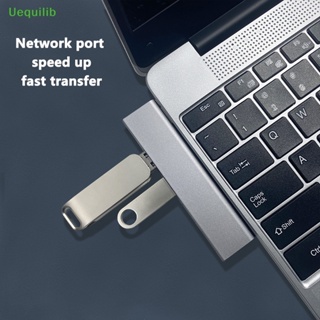 Uequilib 3 in 1 ฮับ USB 3.0 3 พอร์ต ปลั๊กขยาย บาง แบบพกพา USB PD Splitter PC คอมพิวเตอร์ แล็ปท็อป อุปกรณ์เสริมใหม่