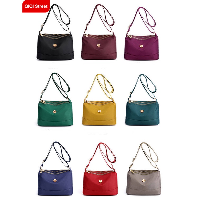 กระเป๋าสะพาย ใหม่ผ้า Oxford น้ําหนักเบาหญิงแฟชั่น CasualMulti ชั้น Anti Splashing crossbody กระเป๋าแม่ - รูปที่ 7