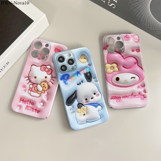 Huawei Nova 10 9 7 7i 5T SE Pro เคสหัวเว่ย สำหรับ Case Melody Kuromi Cat เคส เคสโทรศัพท์ เคสมือถือ Protection Case