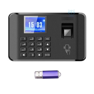 [mjia] เครื่องสแกนลายนิ้วมืออัจฉริยะ หน้าจอ LCD 2.4 นิ้ว 11 ภาษา ฟังก์ชั่นการ์ด ID