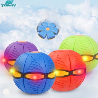 Rctown Flying Magic Saucer Ball Ufo Flat Throw Disc Ball ของเล่นกีฬา สําหรับผู้ปกครอง และเด็ก