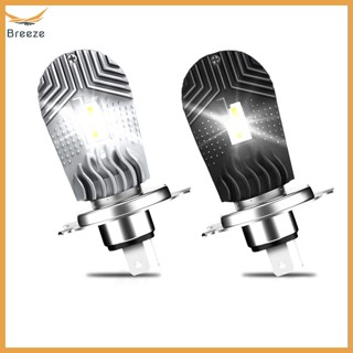 Breeze หลอดไฟหน้า LED H4 Hi/Lo Beam สว่างขึ้น 300% 6000K 40W 2000-3500LM ปลั๊กฮาโลเจน แบบเปลี่ยน