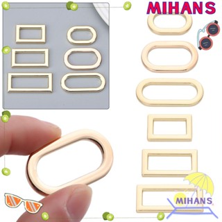 Mih หัวเข็มขัด รูปตัว D อุปกรณ์เสริม สําหรับสายคล้องกระเป๋า DIY