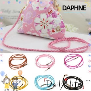 Daphne สายคล้องกระเป๋า แบบบาง กรอบโลหะ 120 ซม. หลากสี อุปกรณ์เสริม สําหรับกระเป๋า