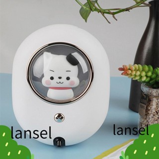 Lansel เครื่องจ่ายสบู่ไฟฟ้า USB เจลล้างมือ แบบติดผนังอัตโนมัติ