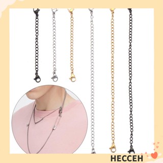 Hecceh ตัวขยายโซ่ 6 นิ้ว สีทอง สีเงิน สีดํา สําหรับทําเครื่องประดับ DIY