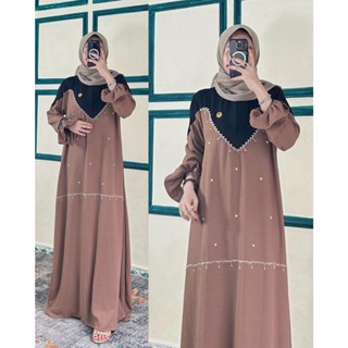 Cailey Maxy Gamis Modern ชุดแม็กซี่เดรสลําลอง ขนาดใหญ่ พรีเมี่ยม สไตล์มุสลิม สําหรับผู้หญิงมุสลิม ไซซ์ l XL