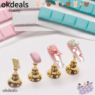 OKDEALS ดินเหนียวตกแต่งเล็บปลอม ใช้ซ้ําได้ สําหรับตกแต่งเล็บ