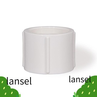 Lansel ปลั๊กเกลียวตัวเมีย PVC ทรงกลม สีขาว ทนทาน SCH 40 3/4 นิ้ว