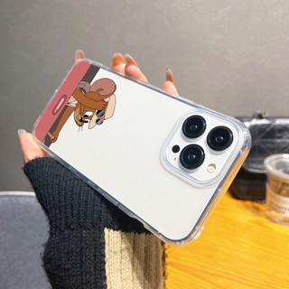 เคสโทรศัพท์มือถือ แบบนิ่ม ป้องกันการตก ลาย Tom and Jerry ANti สําหรับ iPhone 14 13 12 11 Pro Max