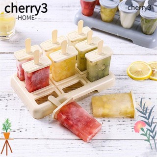 Cherry3 แม่พิมพ์พลาสติก สําหรับทําไอศกรีม DIY