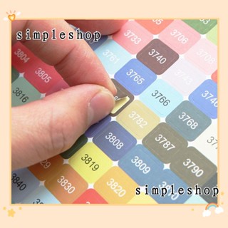 SIMPLE สติกเกอร์ปักครอสติชคริสตัล 447 สี สําหรับตกแต่งบ้าน DIY