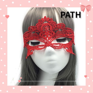 Path หน้ากากครึ่งหน้า แต่งลูกไม้ พร็อพปาร์ตี้ฮาโลวีน แฟชั่นสําหรับผู้หญิง