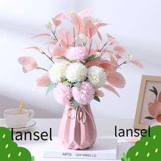 LANSEL ช่อดอกไฮเดรนเยียปลอม สไตล์นอร์ดิก สําหรับตกแต่งบ้าน ปาร์ตี้