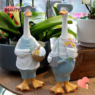 BEAUTY ตุ๊กตาเป็ด Mr Duck แบบสร้างสรรค์ สําหรับตกแต่งบ้าน และสวน