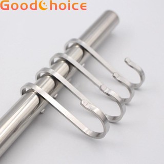 S Shape Hooks Steel Clasp Rack Clothes Pan Set Hanging pots Bathroom 10KG Silver